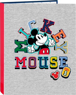 Ringmap Mickey Mouse Clubhouse Only one Marineblauw A4 (26.5 x 33 x 4 cm)