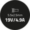 Qoltec Voedingsadapter voor Asus | 90W | 19V | 4.9A | 5,5*2,5 | + stroomkabel.