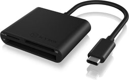 Icy Box IB-CR301-C3 - Geheugenkaartlezer - USB 3.2 Gen 1 Type-C - Zwart
