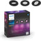 Philips Hue Centura - Inbouwspot - 16 miljoen kleuren - Zwart (3-pack)