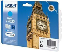 Epson T7032 - Inktcartridge - 800 pagina's - Cyaan