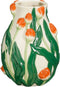Mica Decorations Vaas Tulip - 14x14x20 cm - Steen - Groen