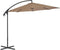vidaXL - Zweefparasol - met - stalen - paal - 300 - cm - bordeauxrood