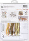 Thea Gouverneur - Borduurpakket met telpatroon - 572A - Voorgesorteerde DMC Garens - Konijntjes - Aida - 16 cm x 16 cm - DIY Kit