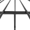 vidaXL - Bedframe - metaal - zwart - 120x190 - cm