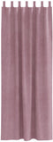 vidaXL - Blackout - Gordijnen - met - Hanglussen - 2 - stuks - Donkerroze - Fluwel