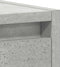 vidaXL - Wastafelkast - 60x33x60 - cm - bewerkt - hout - betongrijs