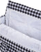 Organizer tas voor kinderwagen Mi bollito Zwart Vichy 10 x 35 x 35 cm