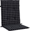 vidaXL - Stoelkussens - 6 - st - lage - rug - ruitpatroon - stof - zwart