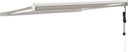 vidaXL - Uittrekbare luifel - 3 x 2,5 m - Aluminium en polyester - Crème (1 stuk)