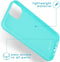 iMoshion Hoesje Geschikt voor iPhone 13 Hoesje Siliconen - iMoshion Color Backcover - Mintgroen