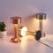 Luxus Draadloze Tafellamp Oplaadbaar - Sara - Rosé - 21cm - Decoratieve tafellamp - Tafellamp slaapkamer - Bureaulamp - LED - Touch - Dimbaar - Draadloos - Oplaadbaar