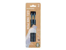 Econovo Gelpennen Blauw en Zwart 0.7MM 2 Stuks