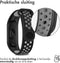 iMoshion Bandje Geschikt voor Xiaomi Mi Band 5 / 6 - iMoshion Siliconen sport band met inkliksysteem ronde drukknoop - Zwart