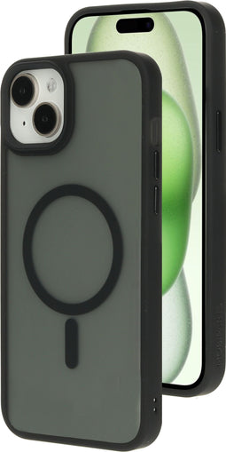 Mobiparts iPhone 15 Plus - Hardcover - MagSafe Compatible - Zwart