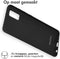 iMoshion Hoesje Geschikt voor Samsung Galaxy A41 Hoesje Siliconen - iMoshion Color Backcover - Zwart
