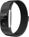 iMoshion Bandje Geschikt voor Fitbit Charge 2 Maat M - iMoshion Milanees magnetische band - Zwart