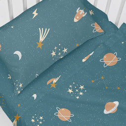 Happy Friday Sheet set 2 pieces Mini universe 100x130 cm (Cot) Multicolor