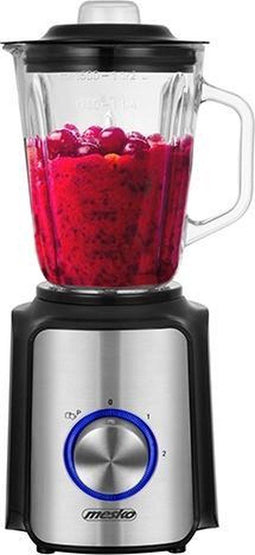 Mesko MS 4080 - Blender - 1200W 1,5L glazen kan - Blauw