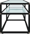 vidaXL - Tv-meubel - 160x40x40,5 - cm - gehard - glas - witmarmerkleurig