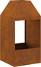 vidaXL - Vuurplaats - 50x50x100 - cm - Weerbestendig - Staal