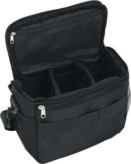 Cameratas met waterdichte hoes oxford stof zwart