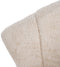 Leunstoel Crème Natuurlijk Rubberwood Foam Weefsel 71 x 75 x 76 cm