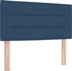 vidaXL - Hoofdbord - met - Lijnenontwerp - in - Blauw - - - 80 - cm - - - Stof
