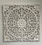 Houten wandpaneel Palma handgemaakt white wash 60 x 60 cm