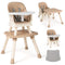 Coast Kinderstoel - 6-in-1 - Verstelbaar - Lichtgrijs - 58x58x98cm