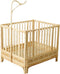 Cokos Luna rotan babypark met mobielhouder