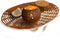 Namture 2 Kokosnoot Waxinelichthouders - Theelichthouders - Kaarsenhouder - Diameter 13 cm - Hoogte 10 cm - 100% Natuurlijk - Duurzaam