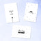 Partizzle - Verjaardagskaarten Set - 36 Stuks - Minimalistisch - Zwart en Wit (36 stuks)