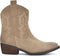 PS Poelman BILA - Dames Cowboylaarzen - Western hak 4,5 cm - Light Beige