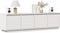 vidaXL - Tv-meubel - 156x37x45 - cm - massief - grenenhout - wit
