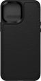 Otterbox - Strada Case wallet hoes - iPhone 13 - Zwart + Lunso Tempered Glass
