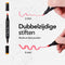 Infinity Goods Twinmarkers - 168 Stuks - Professionele Alcohol Markers - Dubbelzijdige Tip - Opbergtas (168 stuks)