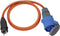 Brennenstuhl Verloopkabel Camping / CEE Verloopkabel met randaardestekker en CEE-Koppeling (1,5m kabel in oranje, H07RN-F 3G2,5, 230V/16A, voor permanent gebruik buitenshuis IP44, Made in Germany)