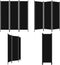 vidaXL - Kamerscherm - met - 3 - panelen - 150x180 - cm - zwart