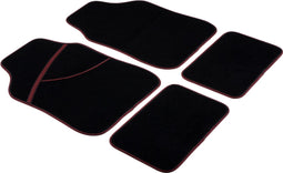 All Ride Automatten Universeel - Set van 4 - 2x 66 x 44 cm en 2x 28 x 42 cm - Zwart