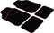 All Ride Automatten Universeel - Set van 4 - 2x 66 x 44 cm en 2x 28 x 42 cm - Zwart