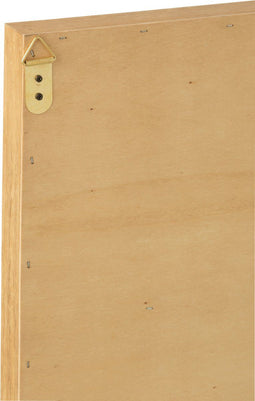 J-Line wanddecoratie Zeepaardje - hout - naturel