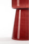 Light & Living Bijzettafel Dakwa - Rood - Ø30cm - Modern