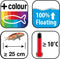 Ubbink - HEIKO KOI - visvoer - Colour Menu 3L - 6mm - compleet voer - drijvend