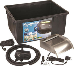 Ubbink - NevadaSet - 30 - LED - roestvrij staal - waterval