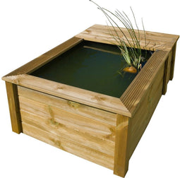 Ubbink - Quadro wood III - Houten FSC frame met PVC folie en filterkast