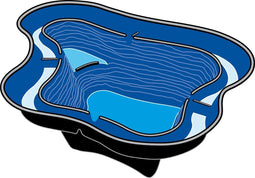 Ubbink - Vijverbak - Calmus Slll - inhoud 350 liter - 165x130x50cm