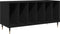 vidaXL - Recordkast - Zwart - Eiken - 100x38x48 - cm - Gerecycled - Hout
