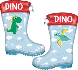Arditex Regenlaarzen Dino Jongens Pvc Blauw/rood Maat 28