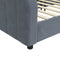 vidaXL - Slaapbank - 80x200 - cm - fluweel - donkergrijs
